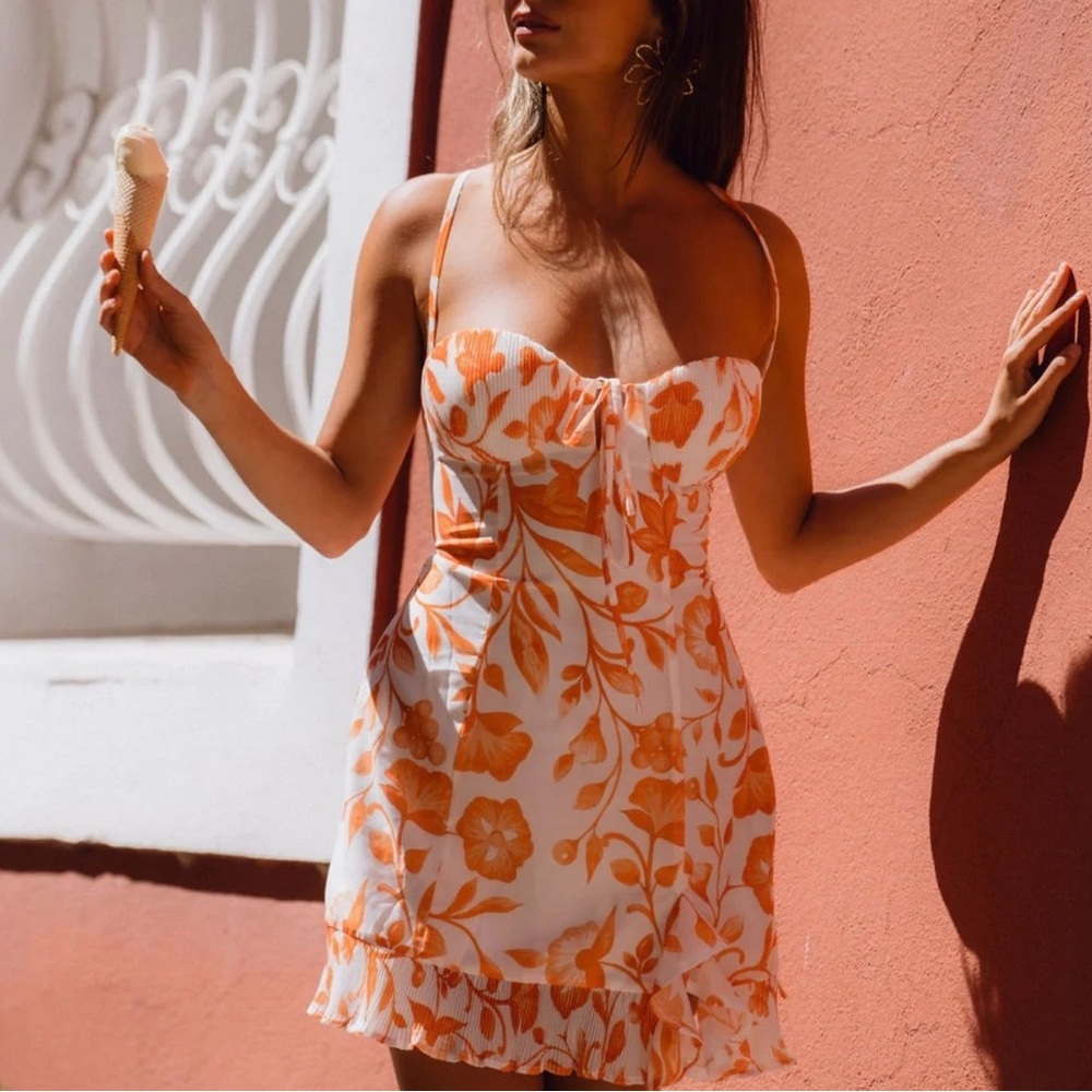12th Tribe Belle Floral Mini Dress
